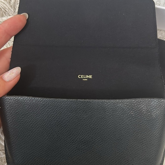 NIB CELINE Triomphe CL40216U Black/Gradient Brown Lenses Rectangle Sunglasses - Picture 2 of 16